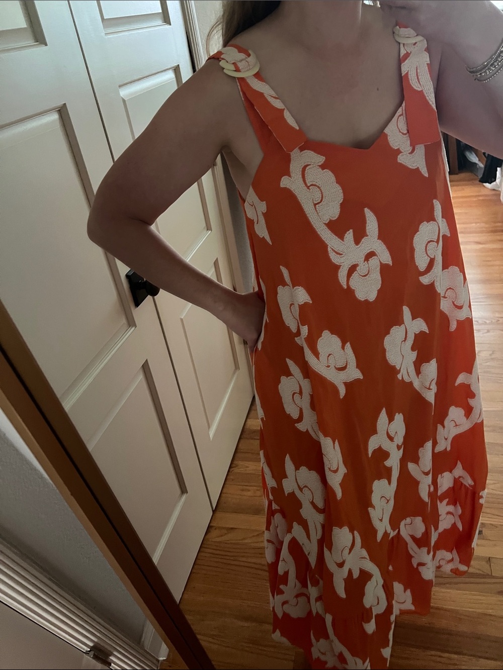 Anthropologie Phoebe Flounced Maxi Dress Exquise - Picture 6 of 16